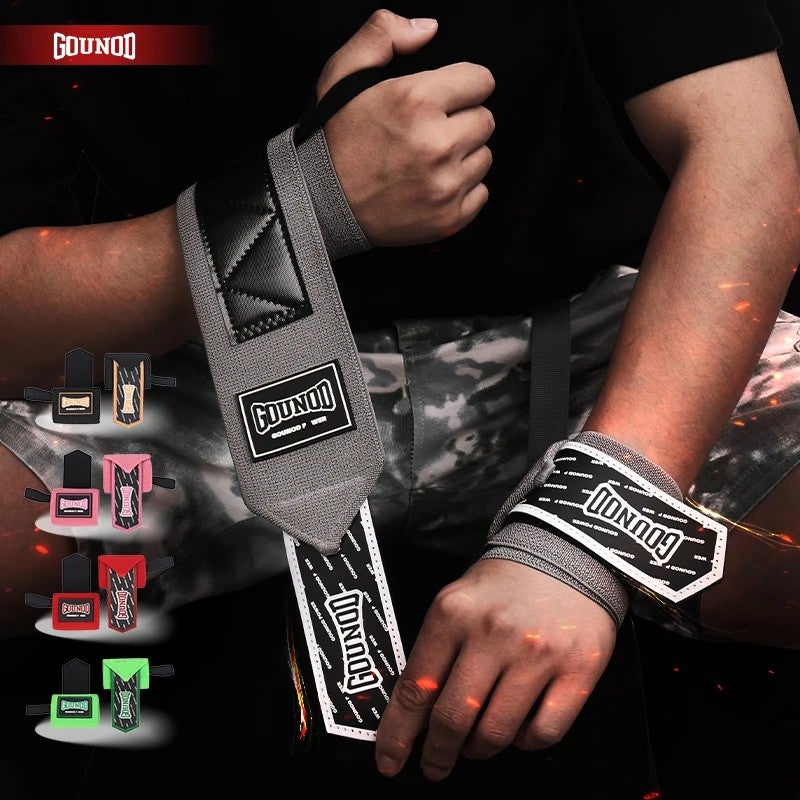 Bluejw Ready Stock Gym Wrist Straps: Support Wraps for Weightlifting, Dumbbell, Pull-Ups & Fitness Protection - Image 2